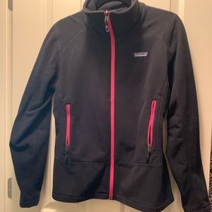 Patagonia Emmilen full zip micro fleece black pink